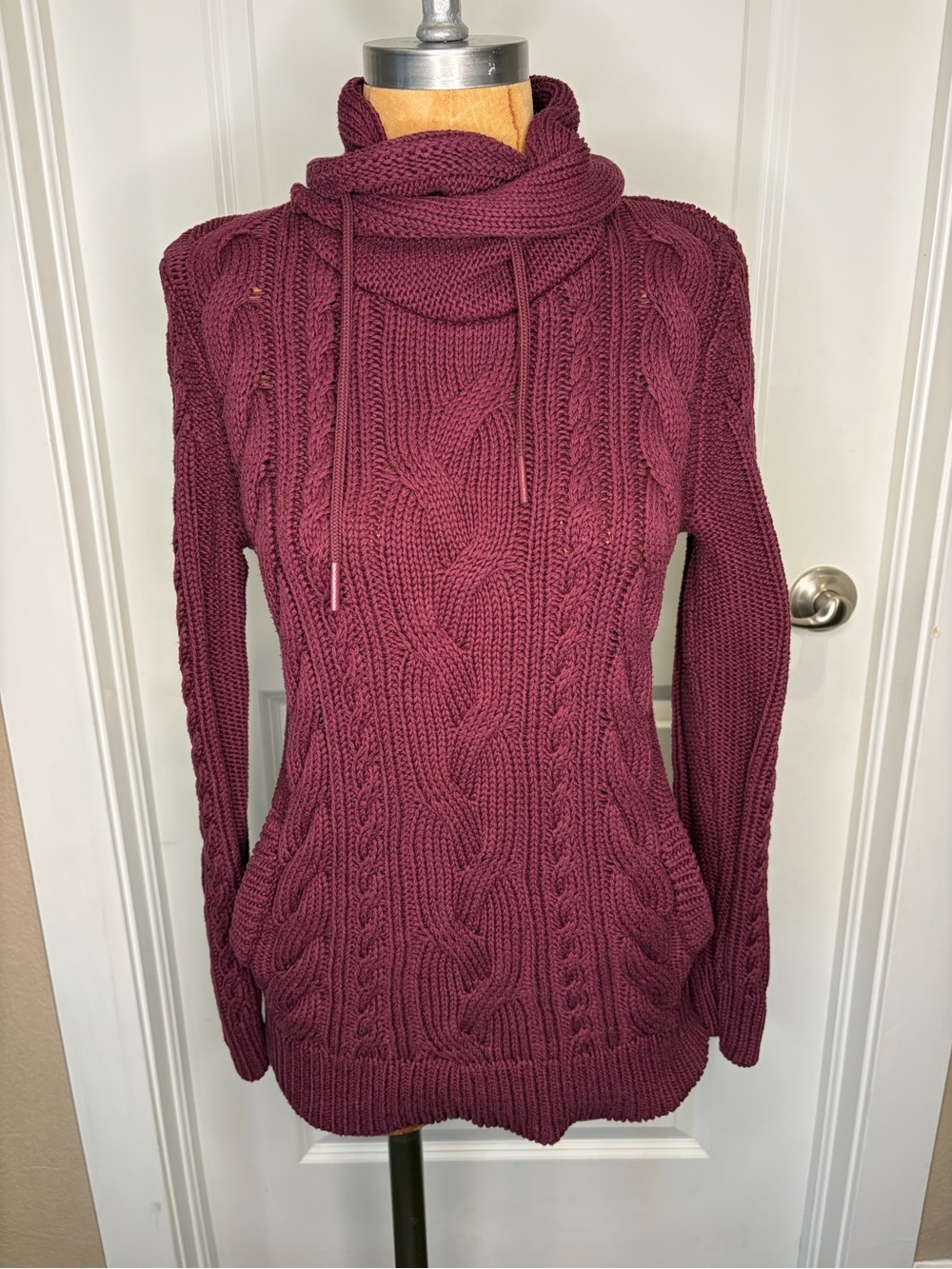 LL Bean Signature Cotton Funnelneck Sweater